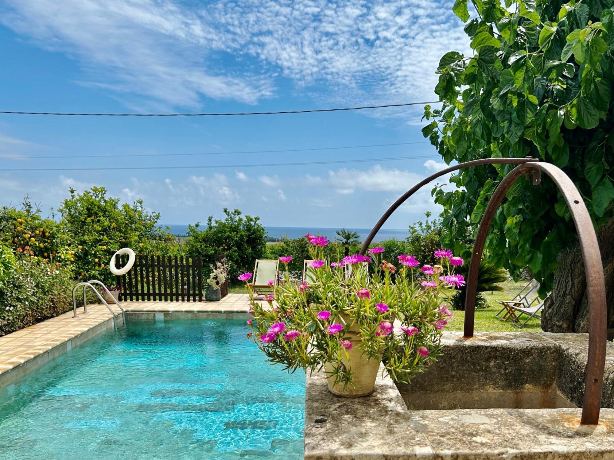 Villa Authentic Sicilian Charm, Pool, Sea View, Wi-Fi & Parking Avola Esterno foto